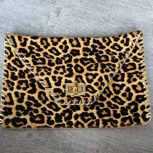 Lilly Pulitzer Leopard Print Wristlet